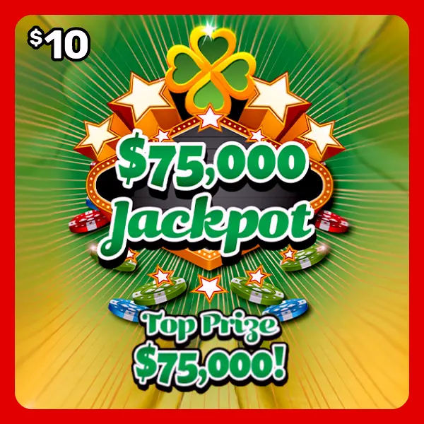 Teaser image of $75,000 Jackpot with price $10